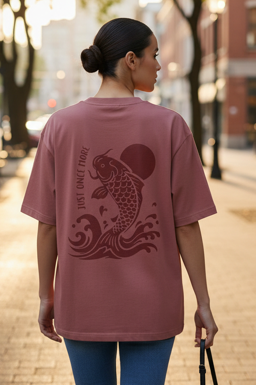 Koi Fish Unisex Oversized Classic T-Shirt