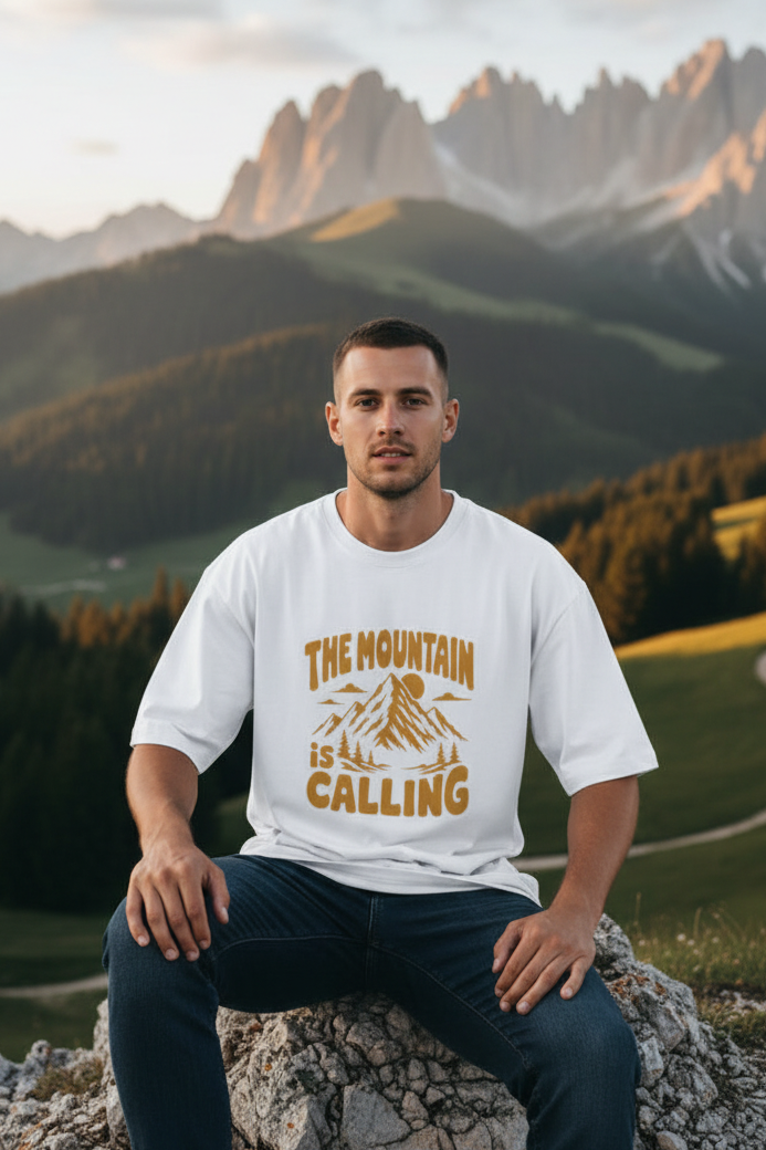 Mountain Calling - Unisex Oversized Standard T-Shirt