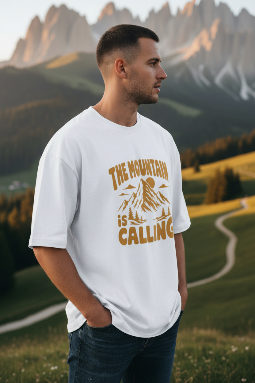 Mountain Calling - Unisex Oversized Standard T-Shirt
