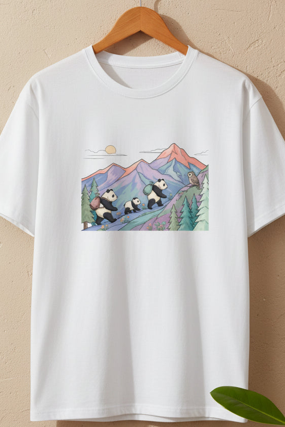 Panda Trails | Regular T-Shirt