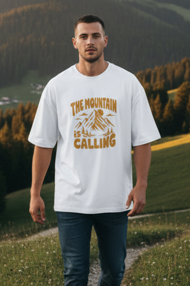 Mountain Calling - Unisex Oversized Standard T-Shirt
