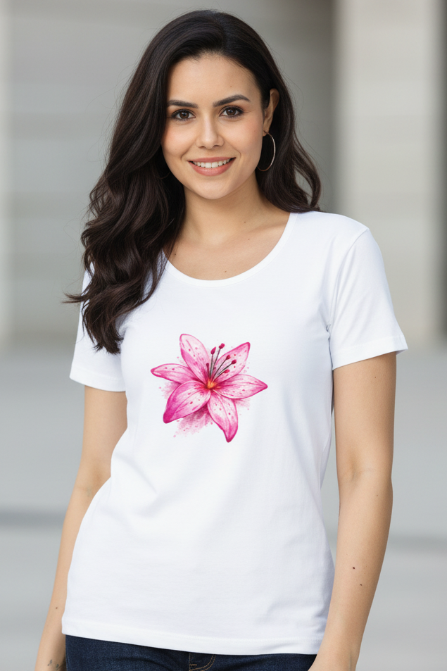 Lily (White) Women's Classic T-Shirt