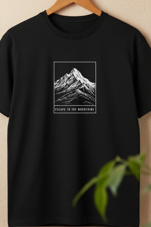 Escape To The Mountains | Regular T-Shirt