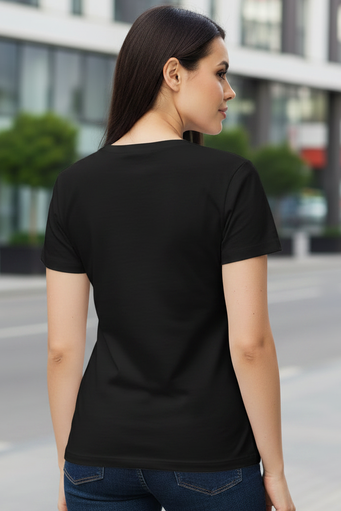 Daisy Flower (Black) Women's Classic T-Shirt