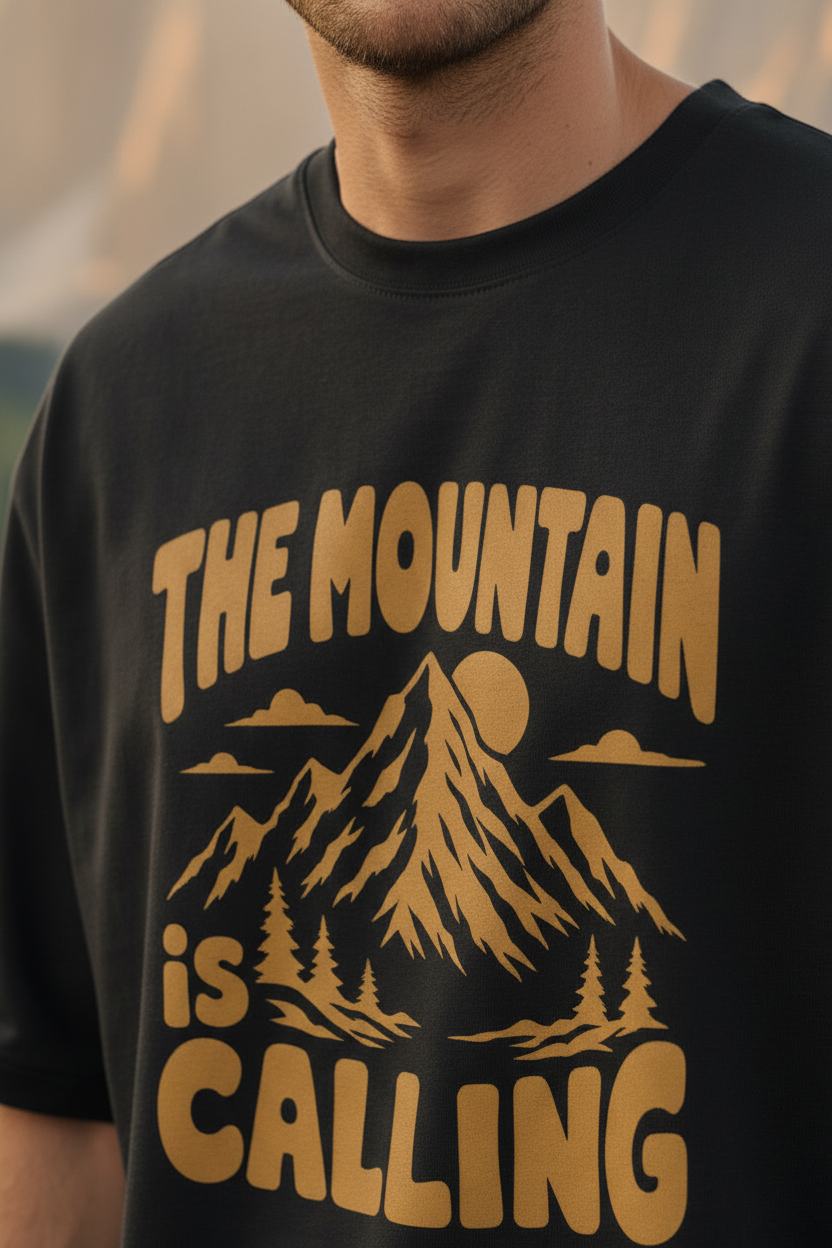 Mountain Calling - Unisex Oversized Standard T-Shirt