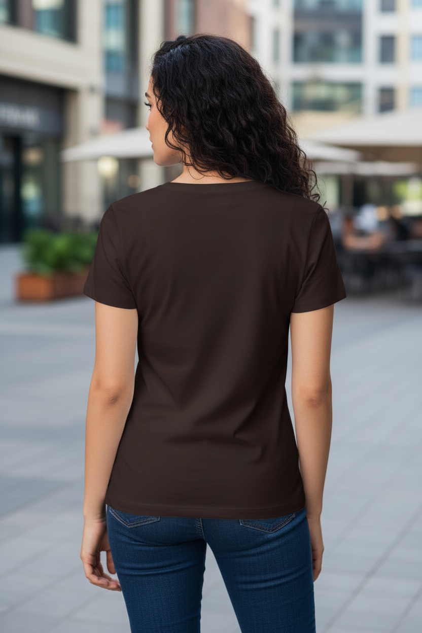Bloom (Coffee Brown) Women's Classic T-Shirt