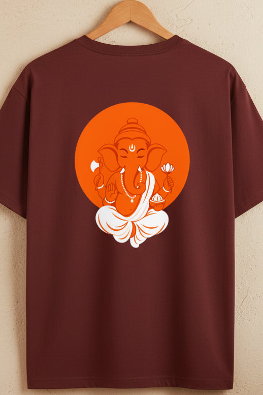 Sacred Sun Ganesha | Regular T-Shirt