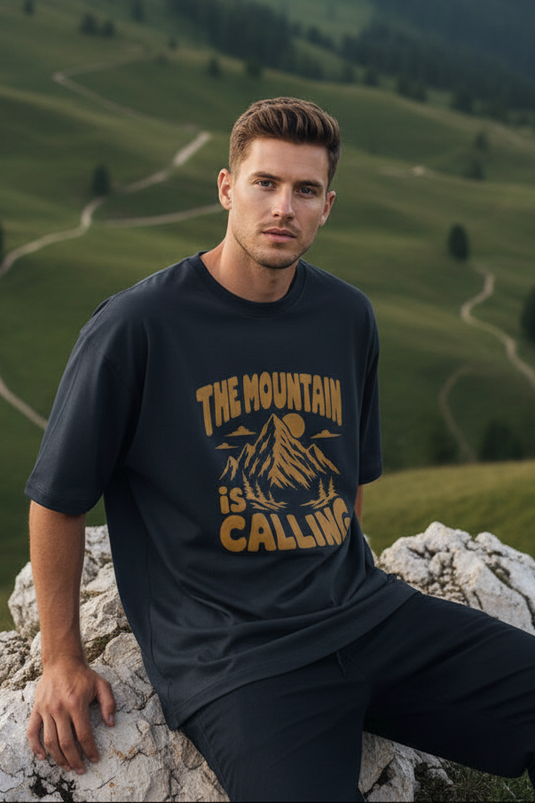Mountain Calling - Unisex Oversized Standard T-Shirt