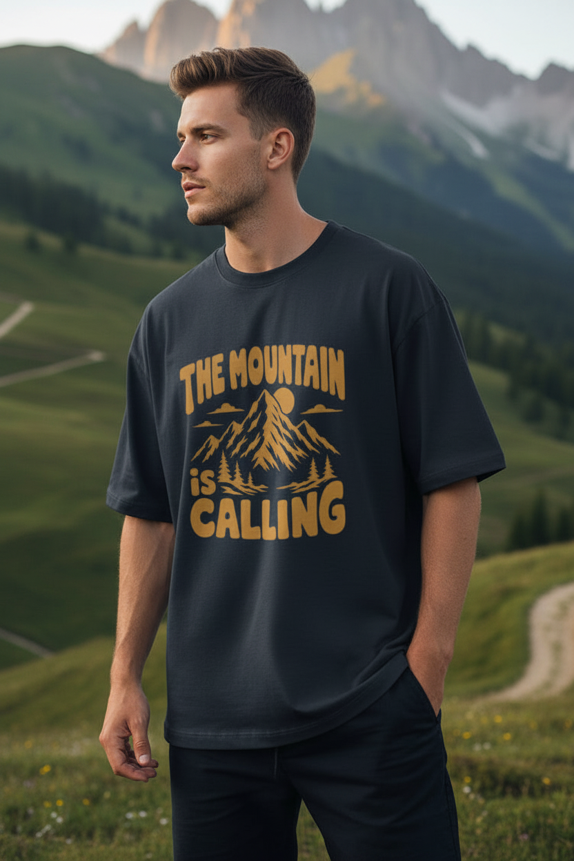 Mountain Calling - Unisex Oversized Standard T-Shirt