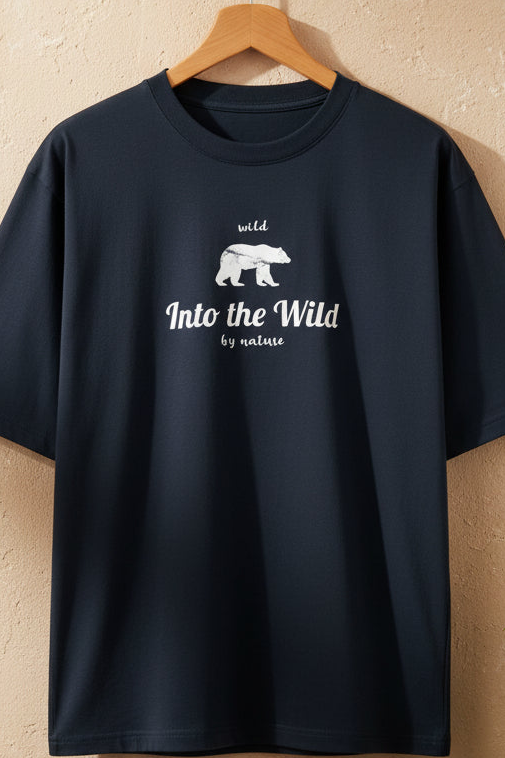 Bear Into The Wild | Oversized T-Shirt