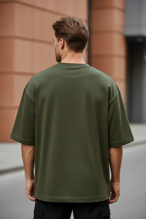 Unisex Oversized Classic Solid T-Shirt