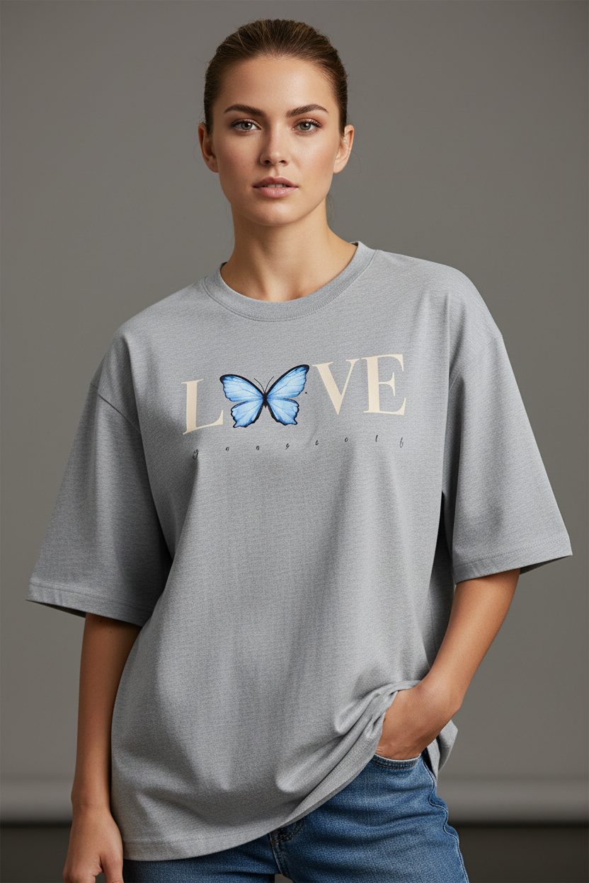 Butterfly Unisex Oversized Classic T-Shirt
