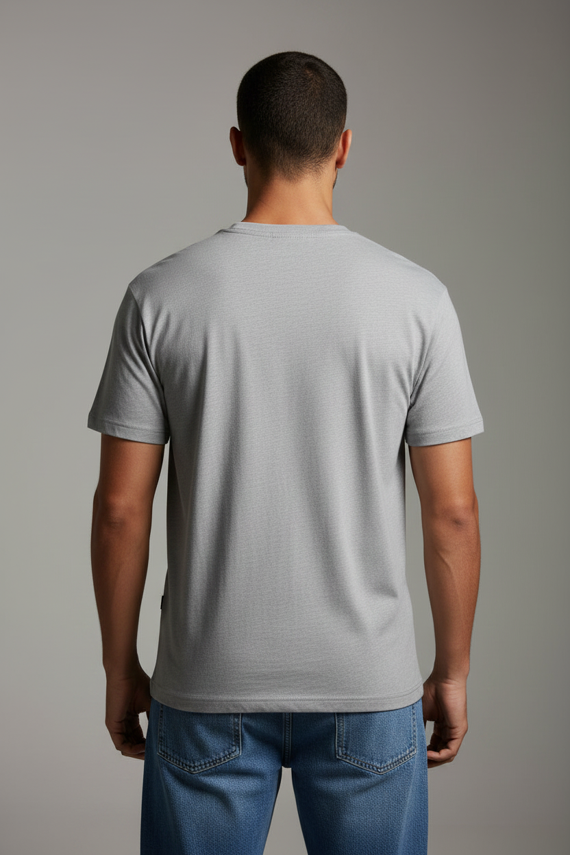Focus (Grey Melange) Unisex Classic Crew T-Shirt