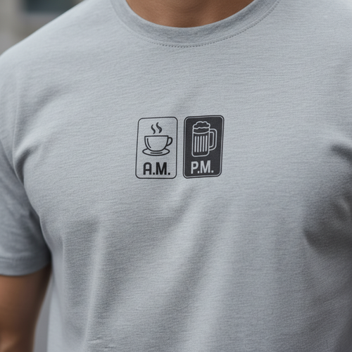 AM PM - Unisex Classic Crew T-Shirt