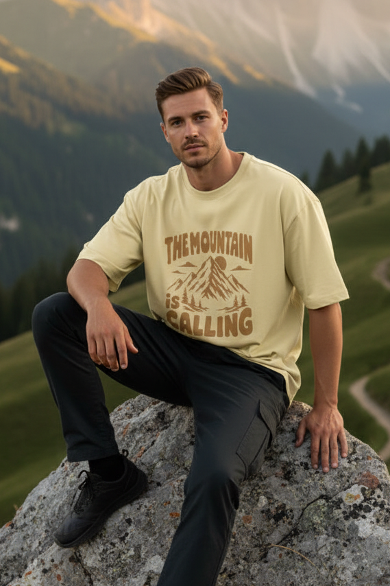 Mountain Calling - Unisex Oversized Standard T-Shirt