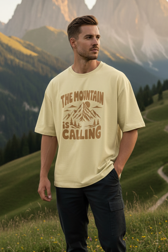 Mountain Calling - Unisex Oversized Standard T-Shirt