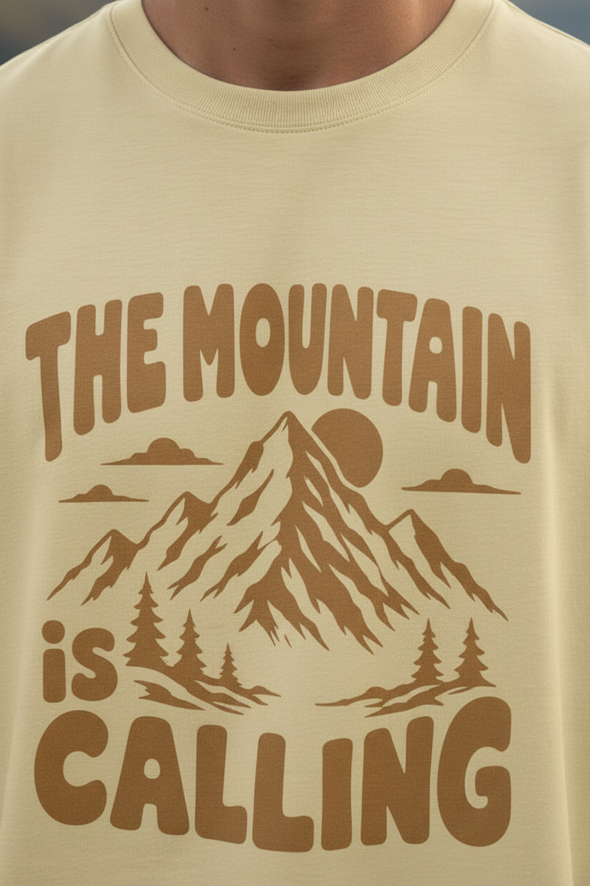 Mountain Calling - Unisex Oversized Standard T-Shirt