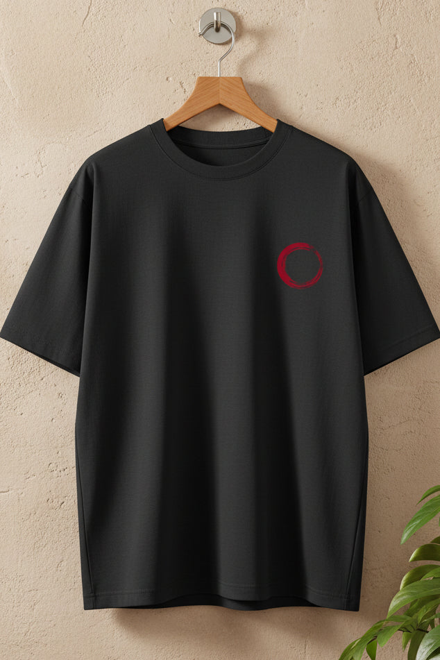 Karma | Oversized Tee, black , front 