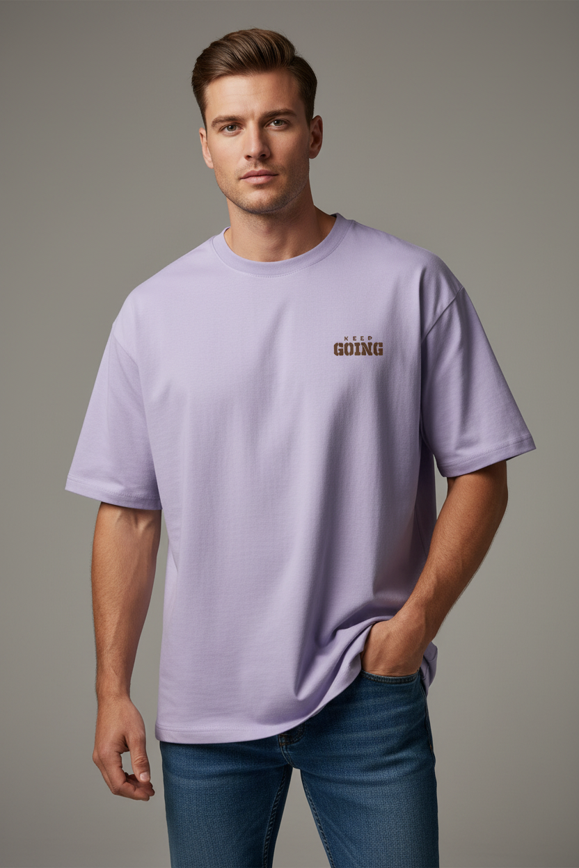 Keep Going (Lavender)  Unisex Oversized Classic T-Shirt