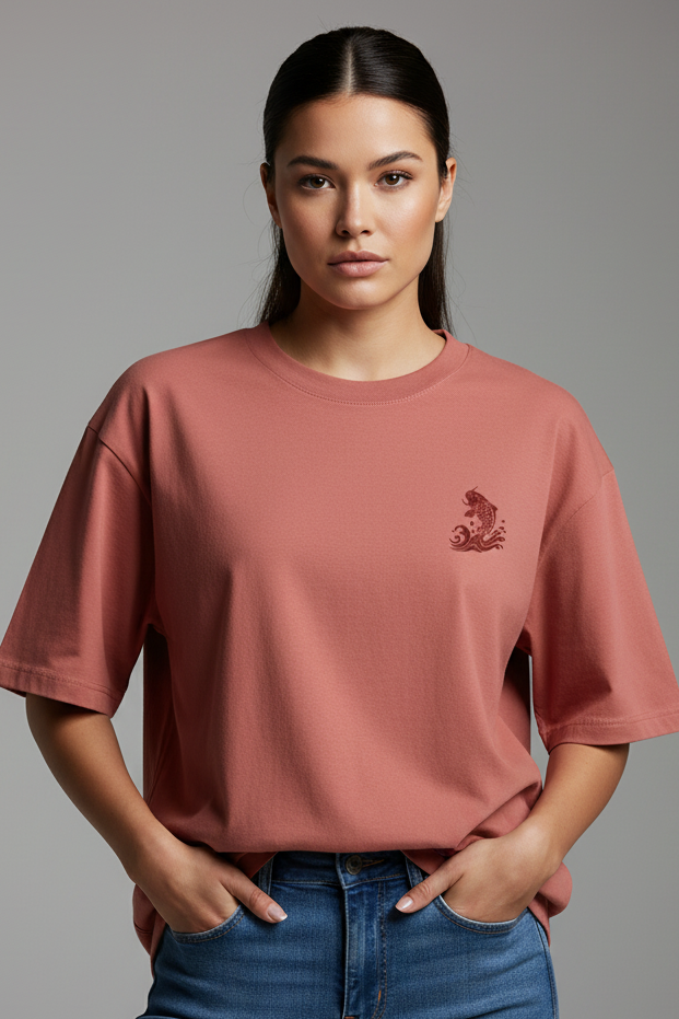 Koi Fish Unisex Oversized Classic T-Shirt